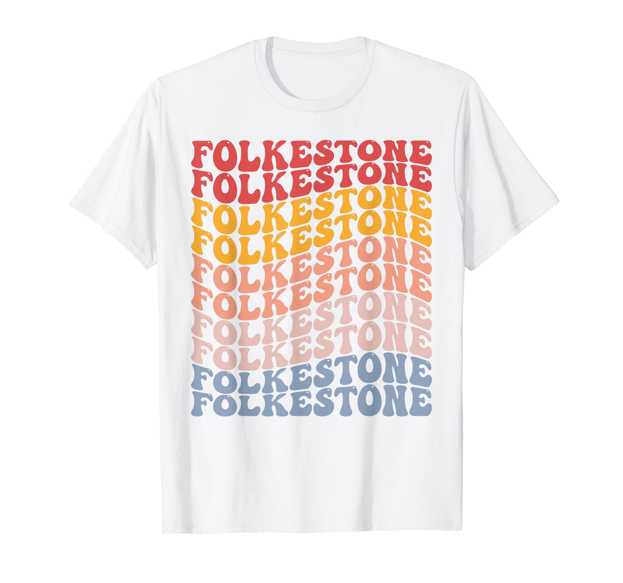 Amazon | フォークストンシティグルービーレトロ Tシャツ | T